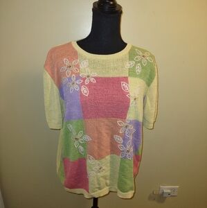 Vintage Alfred Dunner Pastel Cottagecore top